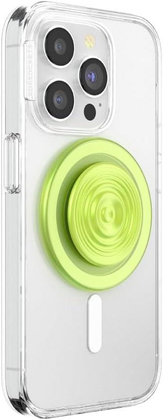 imageTitle PopSockets Phone Grip for MagSafe with Kickstand Magnetic Stand Swappable Top Secure Hold for iPhone MagSafe Cases Phone amp Tablet Grip Ripple Iridescent AbsintheAbsinthe