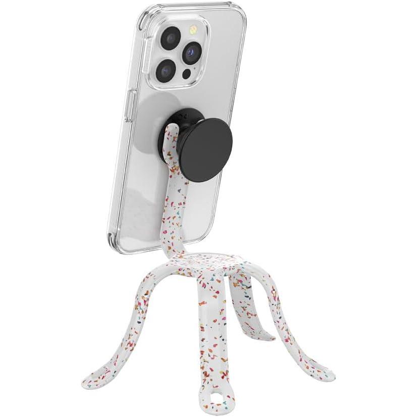 imagePopSockets Flexible Phone Mount amp Stand Phone Tripod Mount Universal Device Stand Into The Woods Chartreuly GITDForest Shimmer Flower
