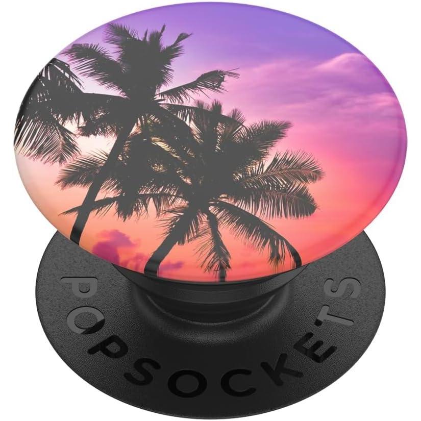 imagePopSockets Phone Grip with Expanding Kickstand Adhesive Grip Monstera DeliciosaLa La Land