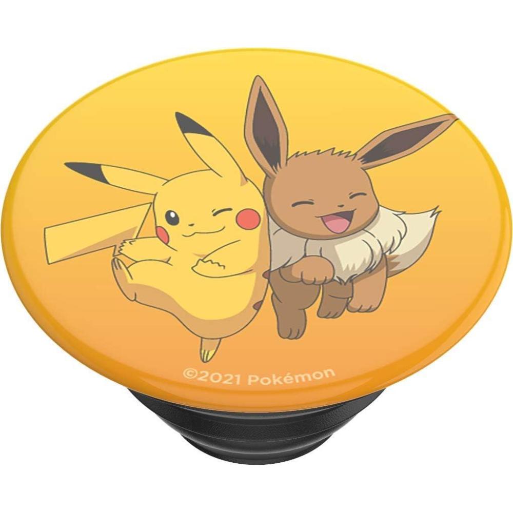 imagePopSockets Phone Grip with Expanding Kickstand Adhesive Grip Enamel Pokemon  Bulbasaur NapEevee  Pikachu