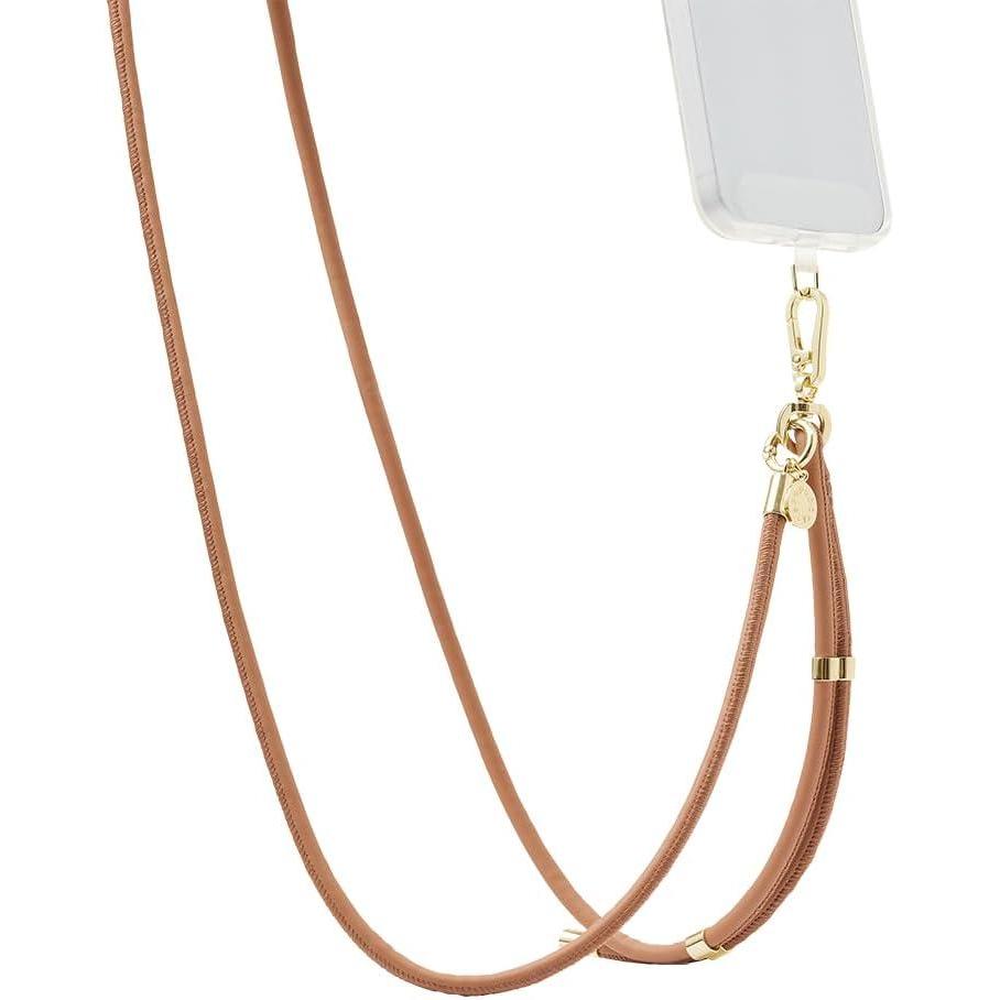 imagePopSockets Phone Lanyard Phone Holder Crossbody Device Strap King Cobra CobaltCognac