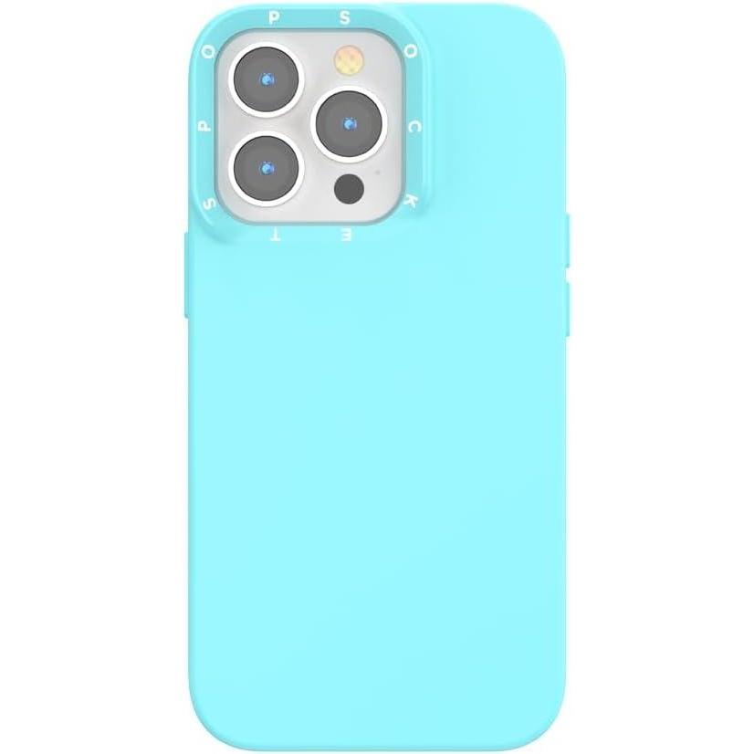 imagePopSockets iPhone 15 Pro Max Case Compatible with MagSafe Phone Case for iPhone 15 Pro Max Wireless Charging Compatible Case Only TurquoiseButterfly Pea Blue