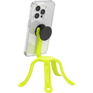 PopSockets Flexible Phone Mount & Stand, Phone Tripod Mount, Universal Device Stand, Into The Woods – Chartreuly GITD(Chartreuly)