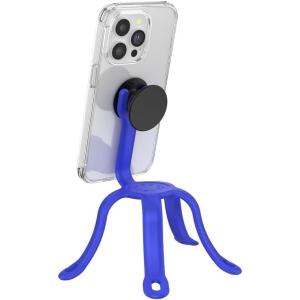 PopSockets Flexible Phone Mount & Stand, Phone Tripod Mount, Universal Device Stand, Into The Woods – Chartreuly GITD(Cobalt)