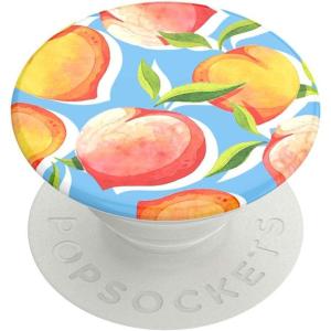 ​​​​​​​​PopSockets Phone Grip with Expanding Kickstand, Adhesive Grip – Jelly Kiwi(Just Peachy)