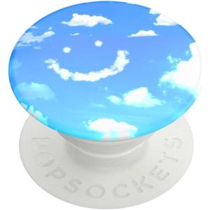 PopSockets Phone Grip with Expanding Kickstand, Adhesive Grip – Monstera Deliciosa(Blue Skies)