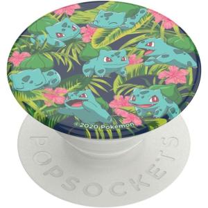 PopSockets Phone Grip with Expanding Kickstand, Adhesive Grip, Enamel, Pokemon – Bulbasaur Nap(Bulbsaur Pattern)