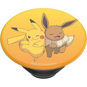 PopSockets Phone Grip with Expanding Kickstand, Adhesive Grip, Enamel, Pokemon – Bulbasaur Nap(Eevee & Pikachu)