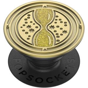 ​​​​PopSockets Phone Grip with Expanding Kickstand, Adhesive Grip, Harry Potter – Slytherin Floral Crest(Time Turner)