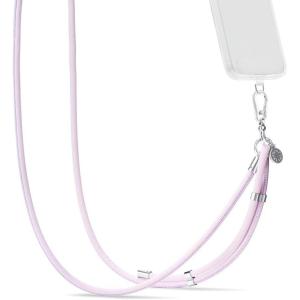 PopSockets Phone Lanyard, Phone Holder, Crossbody Device Strap – King Cobra Cobalt(Lilac)