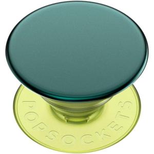 PopSockets Translucent Phone Grip with Expanding Kickstand, PopSockets for Phone, Adhesive Grip, Translucent PopGrip, Into The Woods – Molded Flower Fresh Pine(Fresh Pine)