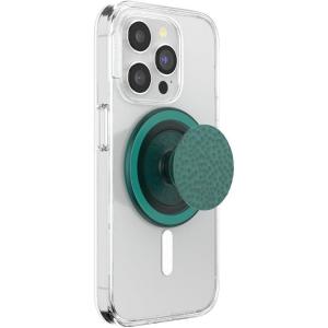 PopSockets Translucent Phone Grip with Expanding Kickstand, PopSockets for Phone, Adhesive Grip, Translucent PopGrip, Into The Woods – Molded Flower Fresh Pine(Enamel Hammered Fresh Pine)