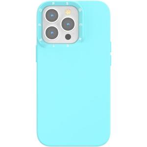 PopSockets iPhone 15 Pro Max Case Compatible with MagSafe, Phone Case for iPhone 15 Pro Max, Wireless Charging Compatible, Case Only – Turquoise(Butterfly Pea Blue)