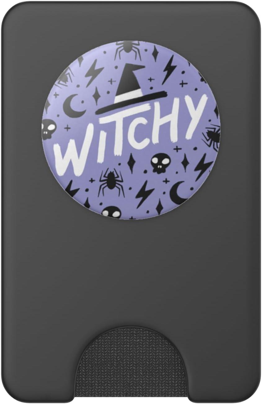 imagePopSockets Fall Phone Grip amp Stand Fall Witchy PopSockets PopGrip for MagSafeMagnetic PopWallet