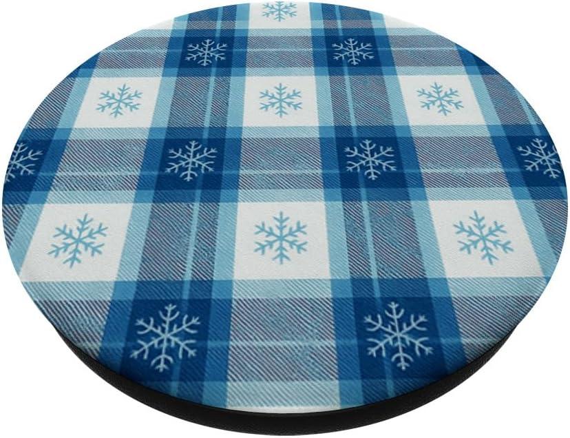 imagePopSockets Holiday Phone Grip amp Stand Holiday Snow Plaid PopSockets PopGrip for MagSafeAdhesive PopGrip