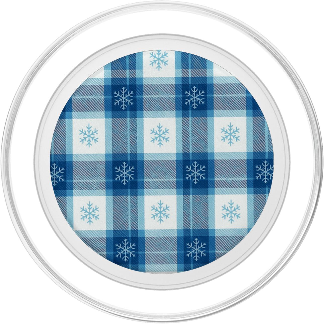 imagePopSockets Holiday Phone Grip amp Stand Holiday Snow Plaid PopSockets PopGrip for MagSafeMagnetic PopGrip