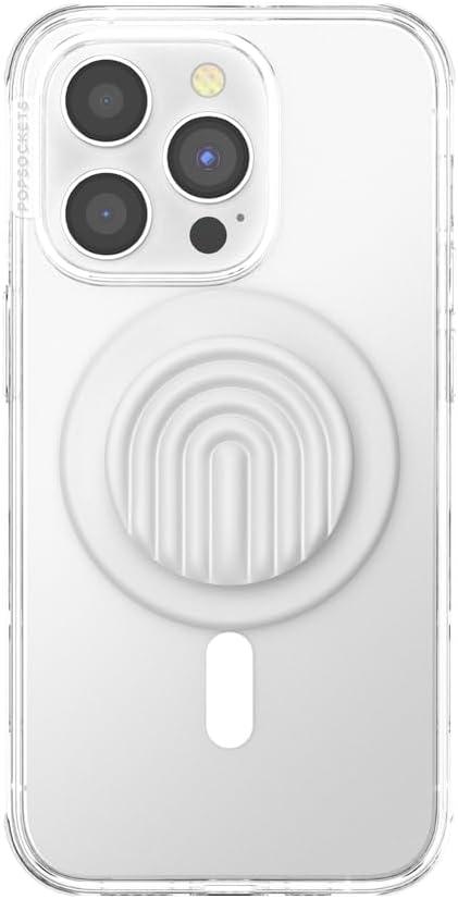 imagePopSockets Phone Grip Compatible with MagSafe Adapter Ring for MagSafe Included Phone Holder Wireless Charging Compatible HorchataCoco Curves