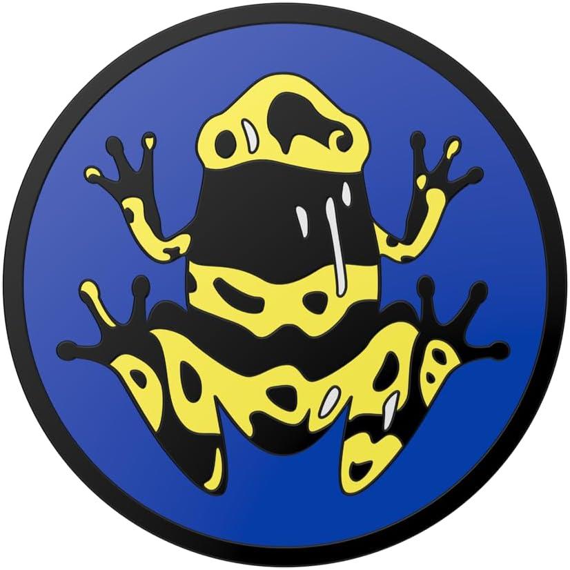 imagePopSockets Phone Grip for MagSafe with Kickstand Magnetic Stand Swappable Top Secure Hold for iPhone MagSafe Cases Phone amp Tablet Grip Koi PondToxic Touch