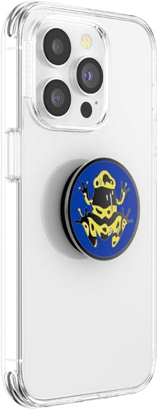 imagePopSockets Phone Grip for MagSafe with Kickstand Magnetic Stand Swappable Top Secure Hold for iPhone MagSafe Cases Phone amp Tablet Grip Koi PondToxic Touch