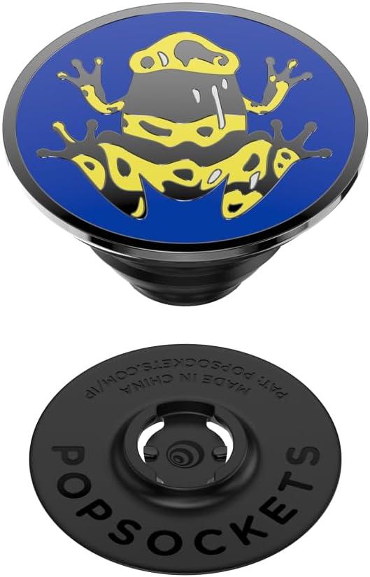 imagePopSockets Phone Grip for MagSafe with Kickstand Magnetic Stand Swappable Top Secure Hold for iPhone MagSafe Cases Phone amp Tablet Grip Koi PondToxic Touch