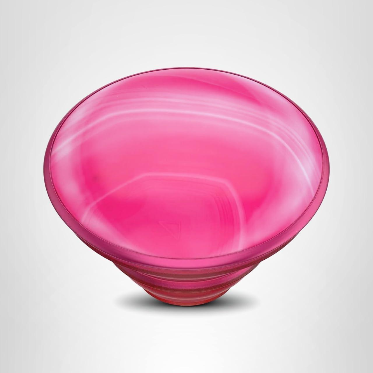 imagePopSockets Phone Grip for MagSafe with Kickstand Magnetic Stand Swappable Top Secure Hold for iPhone MagSafe Cases Phone amp Tablet Grip Cute PopSockets Molded Flower KaleidoscopeNeon Pink Agate