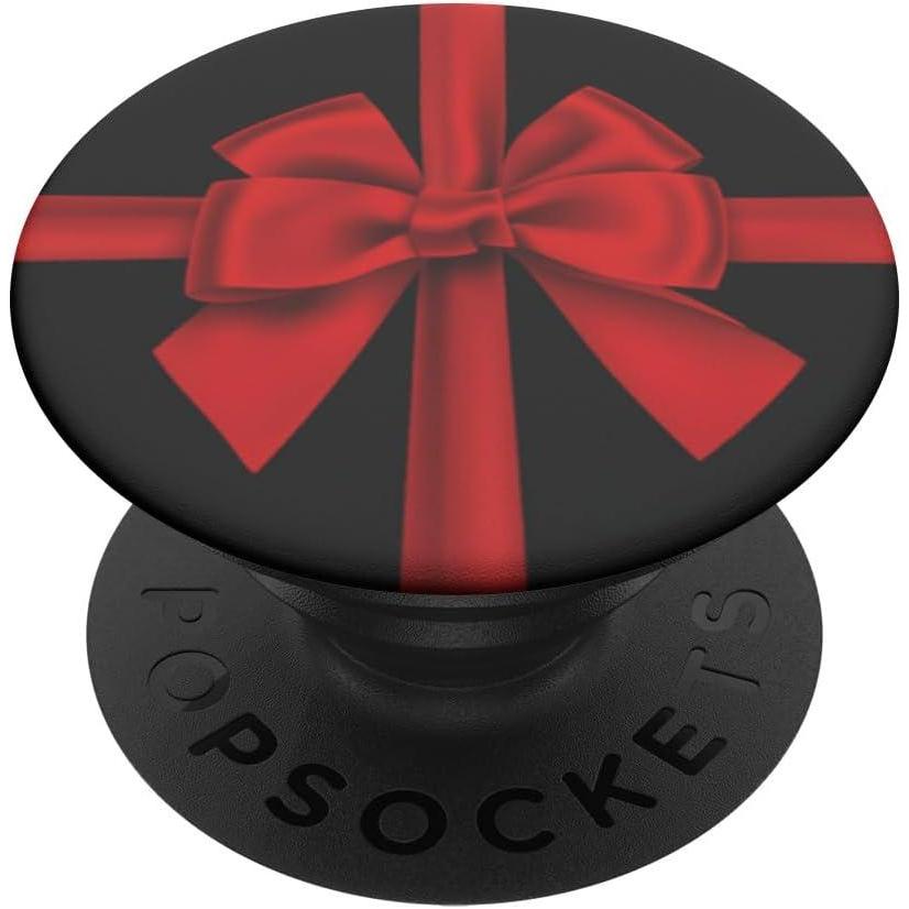 imagePopSockets Holiday Phone Grip amp Stand  Red Bow PopSockets PopGrip for MagSafeAdhesive PopGrip