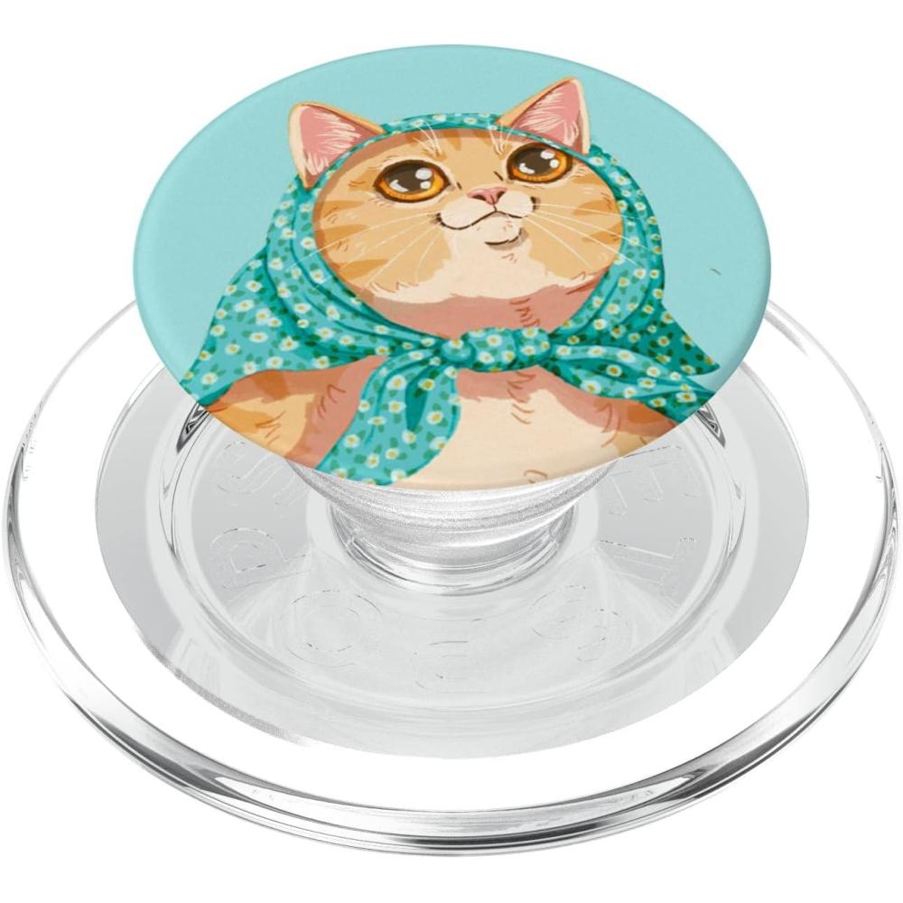 imagePopSockets Phone Grip  Cat PopSocket  Cat Meemaw PopSockets PopGrip for MagSafeMagnetic PopGrip