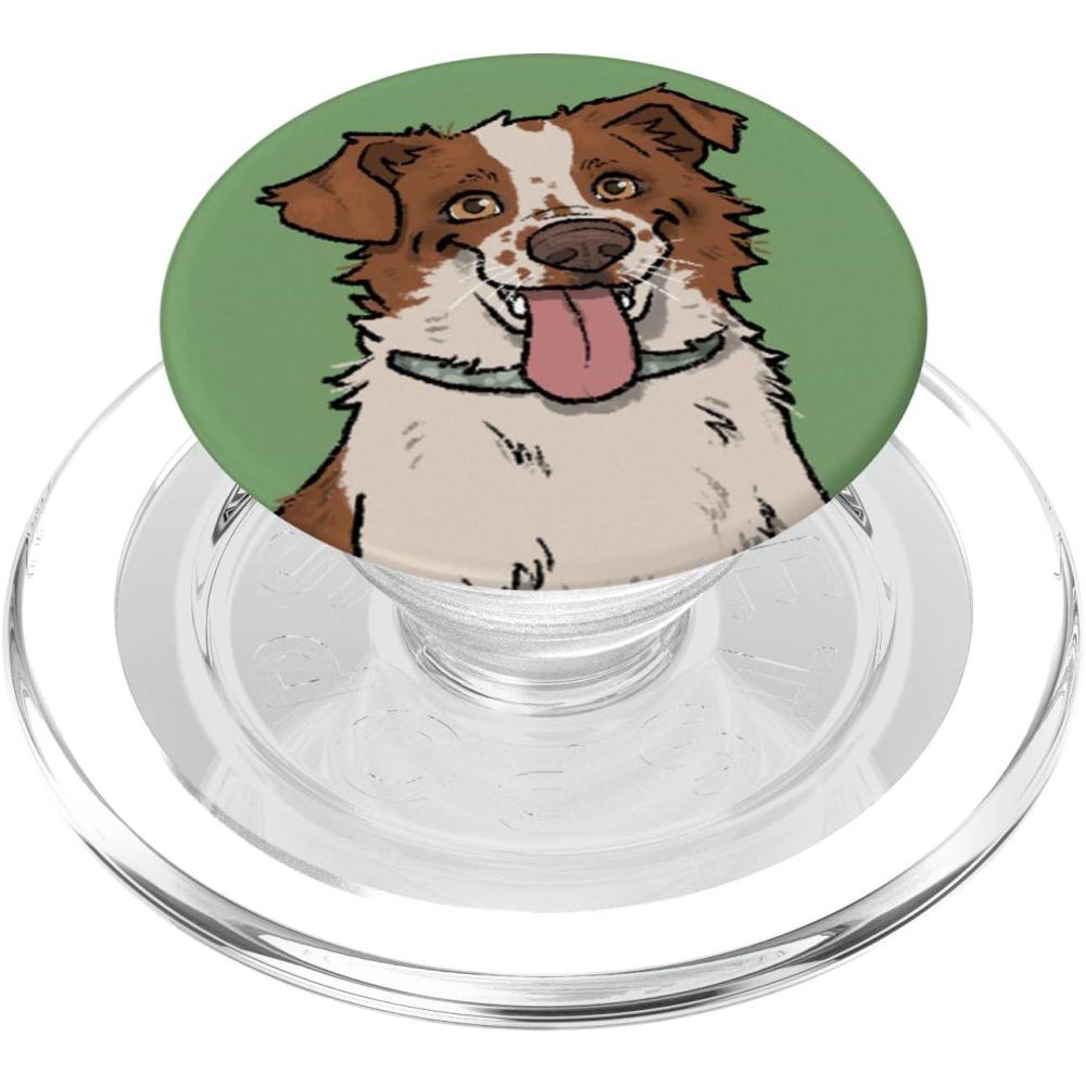 imagePopSockets Phone Grip Dog PopSocket Cattle Dog PopSockets PopGrip for MagSafeMagnetic PopGrip