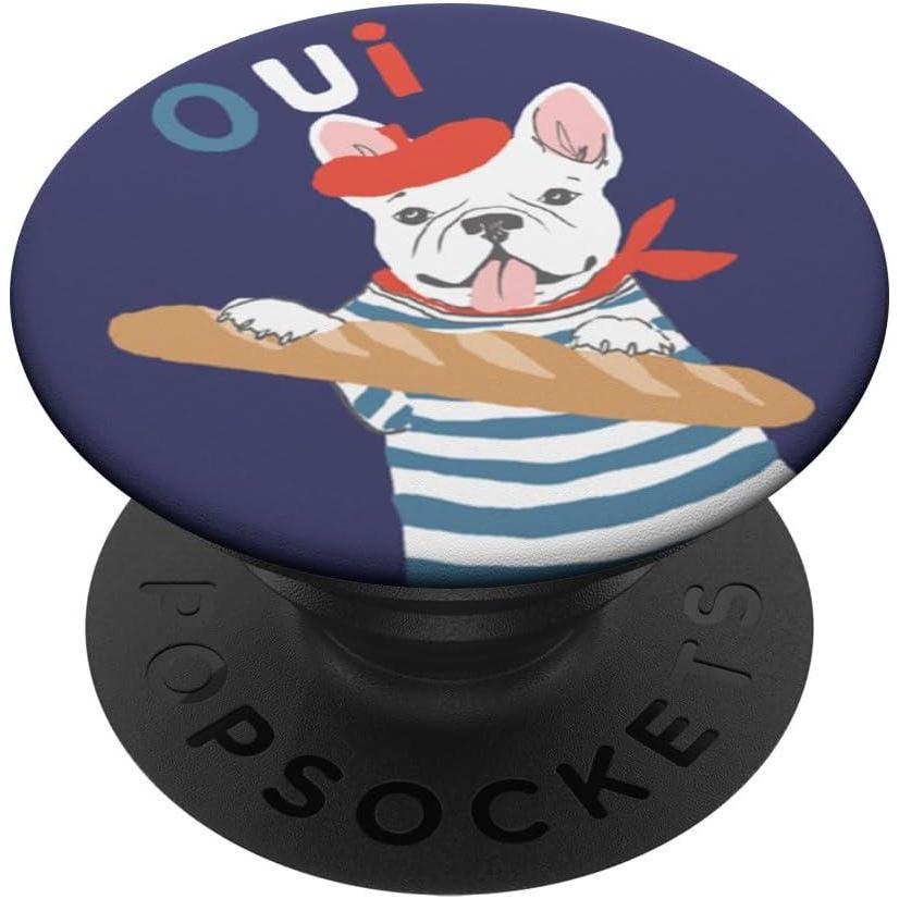 imagePopSockets Phone Grip Dog PopSocket French Bulldog PopSockets PopGrip for MagSafeAdhesive PopGrip