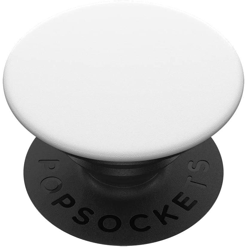 imagePopSockets Phone Grip Compatible with MagSafe Adapter Ring for MagSafe Included Phone Holder Wireless Charging Compatible  HorchataWhite on Black