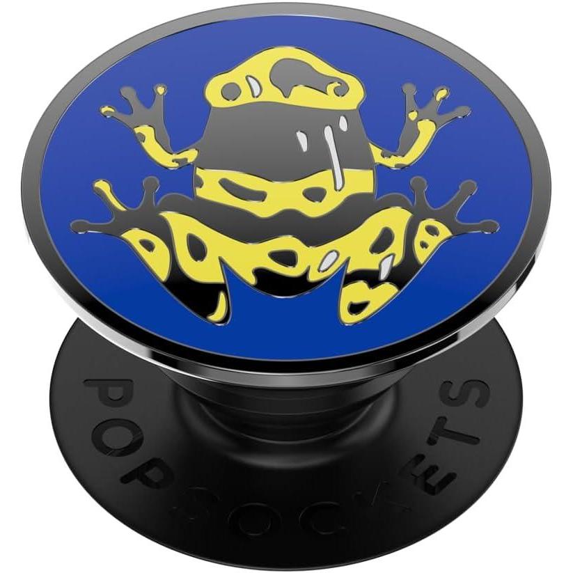 imagePopSockets Phone Grip for MagSafe with Kickstand Magnetic Stand Swappable Top Secure Hold for iPhone MagSafe Cases Phone amp Tablet Grip Koi PondToxic Touch