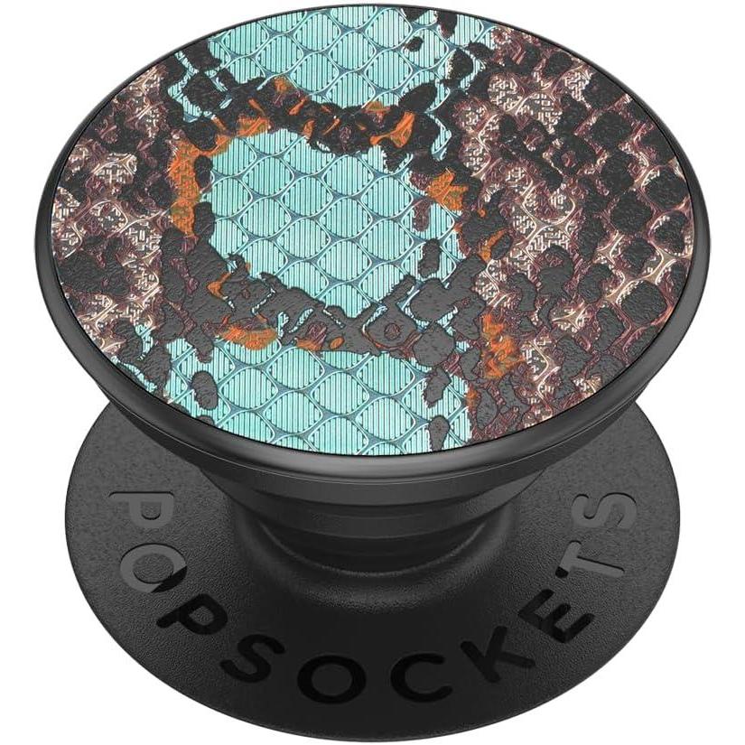 imagePopSockets Phone Grip for MagSafe with Kickstand Magnetic Stand Swappable Top Secure Hold for iPhone MagSafe Cases Phone amp Tablet Grip Koi PondWatersnake