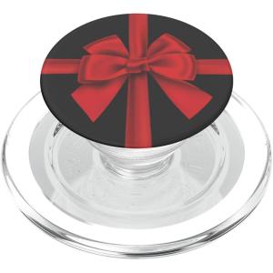 PopSockets Holiday Phone Grip & Stand – Red Bow PopSockets PopGrip for MagSafe(Magnetic PopGrip)
