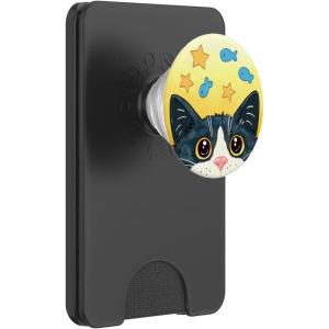 PopSockets Phone Grip – Cat PopSocket – Boss The Cat PopSockets PopGrip for MagSafe(Magnetic PopWallet)