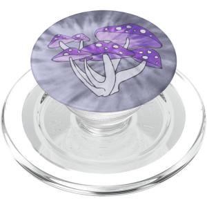 PopSockets Phone Grip – Mushroom PopSocket – Tie Dye Toad PopSockets PopGrip for MagSafe(Magnetic PopGrip)