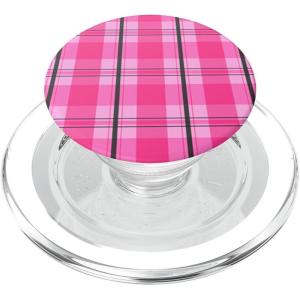 PopSockets Phone Grip – Pink Plaid PopSockets PopGrip for MagSafe(Magnetic PopGrip)