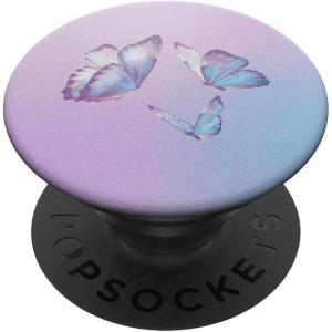 PopSockets Phone Grip, Butterfly PopSocket- 90’s Butterflies PopSockets PopGrip for MagSafe(Adhesive PopGrip)