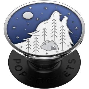 PopSockets Phone Grip Compatible with MagSafe, Adapter Ring for MagSafe Included, Phone Holder, Wireless Charging Compatible – Horchata(Howl)