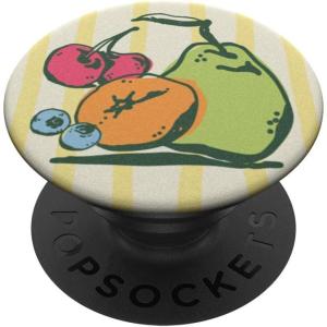 PopSockets Phone Grip, Fruit Design – Fruit Salad PopSockets PopGrip for MagSafe(Adhesive PopGrip)