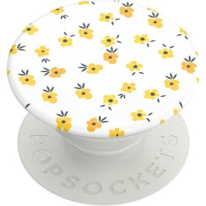 PopSockets Phone Grip for MagSafe with Kickstand, Magnetic Stand, Swappable Top, Secure Hold for iPhone MagSafe Cases, Phone & Tablet Grip – Lily of The Valley(BlackEyed Suzie)