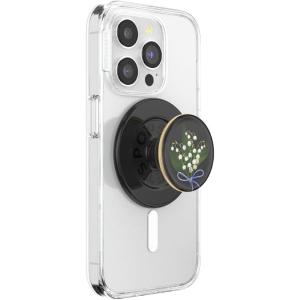 PopSockets Phone Grip for MagSafe with Kickstand, Magnetic Stand, Swappable Top, Secure Hold for iPhone MagSafe Cases, Phone & Tablet Grip – Lily of The Valley(Lily of Valley)