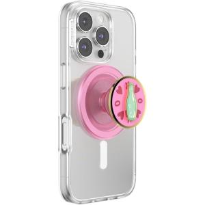 PopSockets Phone Grip for MagSafe with Kickstand, Magnetic Stand, Swappable Top, Secure Hold for iPhone MagSafe Cases, Phone & Tablet Grip – Spinner Spin The Bottle