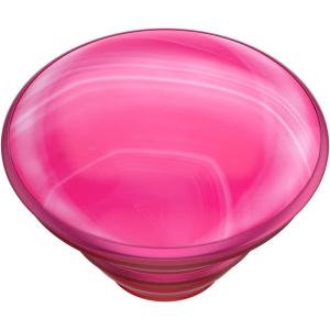 PopSockets Phone Grip for MagSafe with Kickstand, Magnetic Stand, Swappable Top, Secure Hold for iPhone MagSafe Cases, Phone & Tablet Grip, Cute PopSockets – Molded Flower Kaleidoscope(Neon Pink Agate)