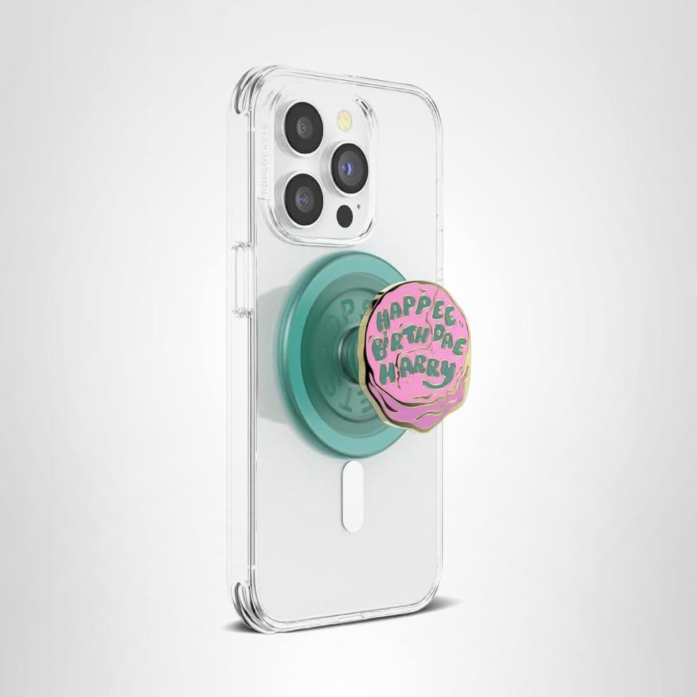 imagePopSockets Phone Grip for MagSafe with Kickstand Magnetic Stand Swappable Top Secure Hold for iPhone MagSafe Cases Phone amp Tablet Grip Harry Potter Enamel Chocolate FrogEnamel Birthday