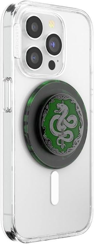 imagePopSockets Phone Grip for MagSafe with Kickstand Magnetic Stand Swappable Top Secure Hold for iPhone MagSafe Cases Phone amp Tablet Grip Harry Potter Enamel Chocolate FrogHorcrux Nagini
