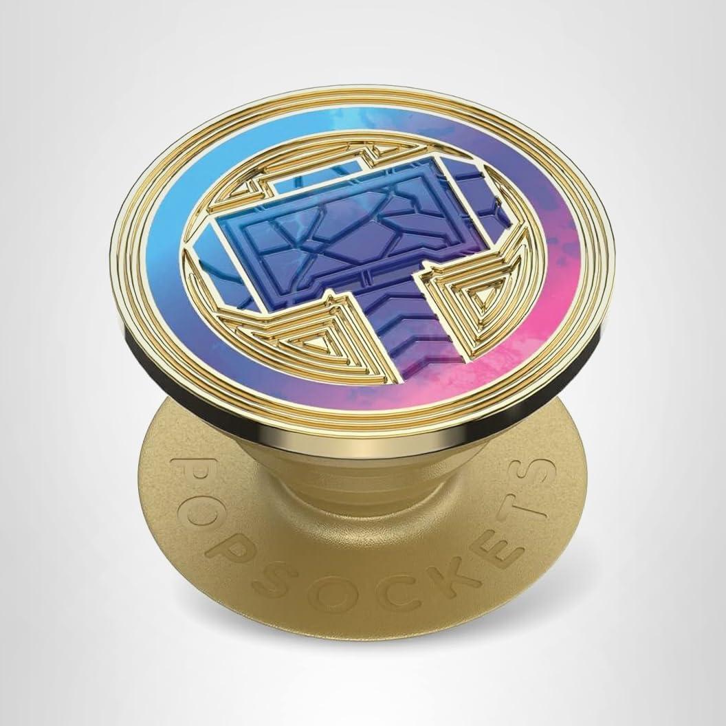 imagePopSockets Phone Grip for MagSafe with Kickstand Magnetic Stand Swappable Top Secure Hold for iPhone MagSafe Cases Phone amp Tablet Grip Marvel Enamel Captain AmericaMighty Thor