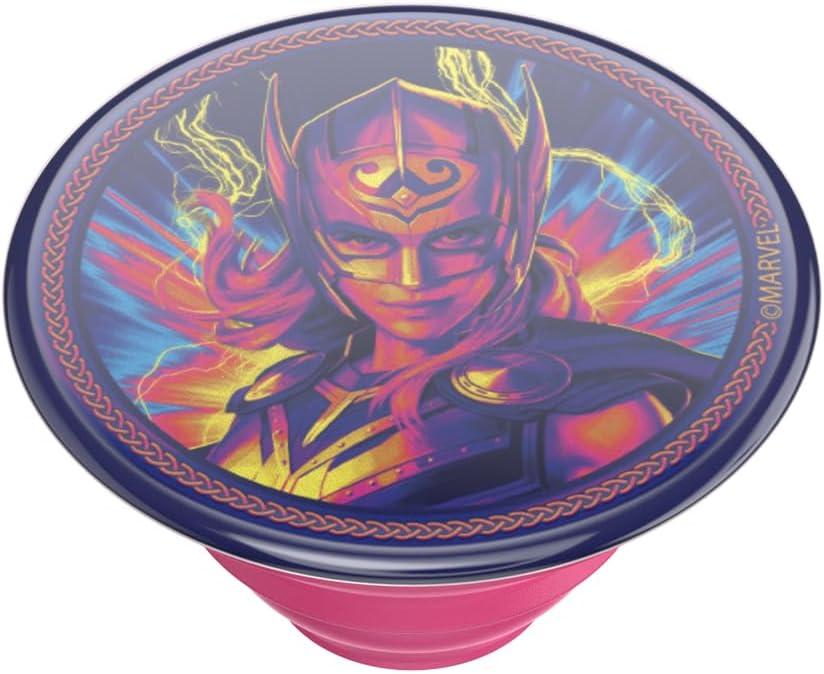 imagePopSockets Phone Grip for MagSafe with Kickstand Magnetic Stand Swappable Top Secure Hold for iPhone MagSafe Cases Phone amp Tablet Grip Marvel Enamel Captain AmericaThor