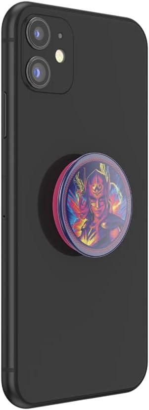 imagePopSockets Phone Grip for MagSafe with Kickstand Magnetic Stand Swappable Top Secure Hold for iPhone MagSafe Cases Phone amp Tablet Grip Marvel Enamel Captain AmericaThor