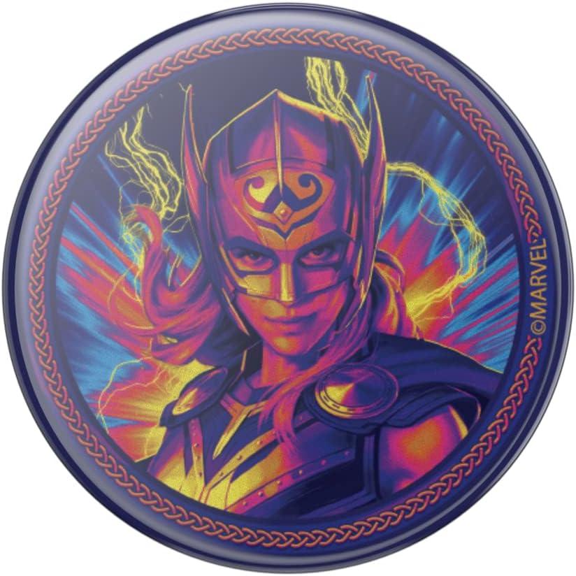 imagePopSockets Phone Grip for MagSafe with Kickstand Magnetic Stand Swappable Top Secure Hold for iPhone MagSafe Cases Phone amp Tablet Grip Marvel Enamel Captain AmericaThor