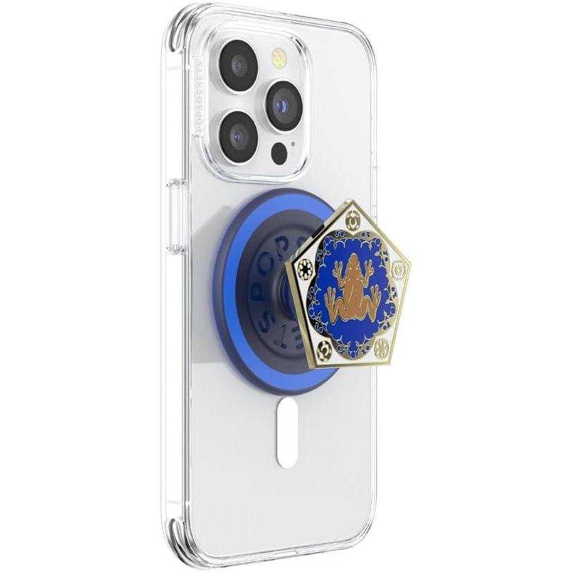 imagePopSockets Phone Grip for MagSafe with Kickstand Magnetic Stand Swappable Top Secure Hold for iPhone MagSafe Cases Phone amp Tablet Grip Harry Potter  Enamel Chocolate FrogChocolate Frog